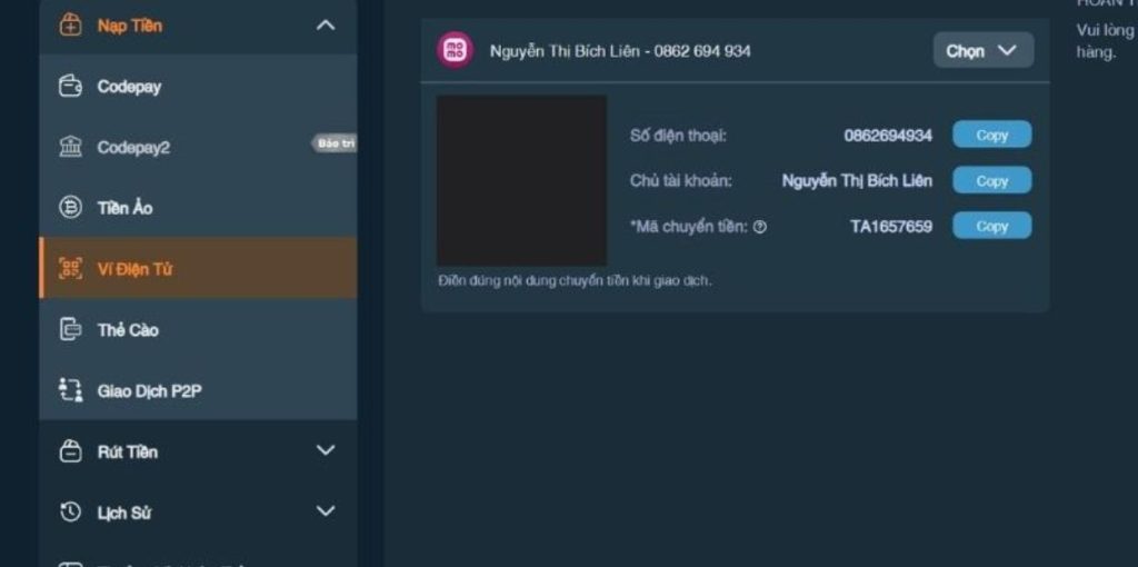 Hướng dẫn các bước nạp tiền Tap88 chi tiết cho người mơí