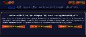 Tìm ngay link TAP88 chính chủ an toàn để truy cập